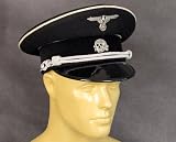 German SS Allgemeine Officer Visor Cap- Size 7.50 (60 cm)