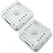 Danibos Wireless 8-LED Light Lamp PIR Sensitive Auto Sensor Motion Detector Super Light (2, White)