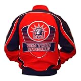 NHL New York Rangers Mainline Cotton Twill Jacket (Red/Blue, X-Large)