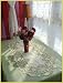 Gorgeous Oval Satin Light golden Cutwork Table Runner