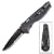 SOG Specialty Knives & Tools STGFSA-98  Flash II - 1/2 Serrated Aluminum Handle, Black TiNi