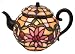 Stained Glass Teapot Accent Lamp Tiffany Style Tea Pot Kettle