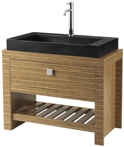 black Friday Zoe Bath Vanity 30Hx39Wx19D ZEBRAB0070U1QGA