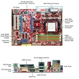 Amd 790X AM2+ MAX-8GB 4DDR2 Atx Dual Pcie GEN2 Crossfire Gbe 2PCI