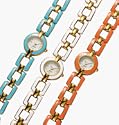 Avon Colorful Curb Link Watch Coral