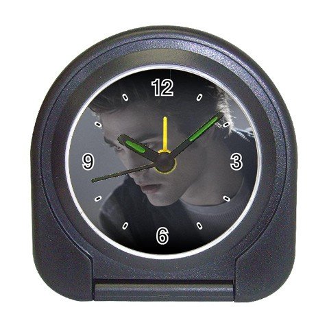 New Custom Black Travel Alarm Clock Twilight Edward Cullen New Moon
