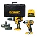 Dewalt DCX424A2 DC725 18 Volt Combi Drill and DC827 18 Volt Impact Driver with 2 x 18 Volt 1.3 Ah NiCd Batteries and Case