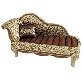 Cheetah Print Lounge Chair Ring Holder Brown