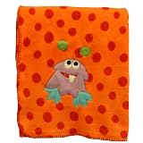 Crayola Monster Party Soft Throw, Orange
