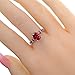 YAZILIND Valentine's Day Jewelry Women Crystal Wedding Anniversary Party Ring For Women
