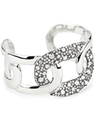 CZ by Kenneth Jay Lane "Trend Cubic Zirconia" Black Rhodium-Plated Pasha Bracelet