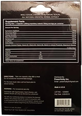 Adam's Secret, Hulky, Libido X, Surrender, Galloper 6 Pack Sampler Package (Hulky)