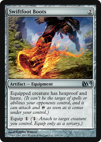 Magic: the Gathering - Swiftfoot Boots - Magic 2012 On Sale