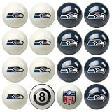 Seattle Seahawks NFL Home vs. Away Billiard Balls Full Set (16 Ball Set) by Imperial International