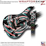 Alecias Swirl 02 Skin fits Band Hero, Guitar Hero 5 & World Tour Guitars fo ....