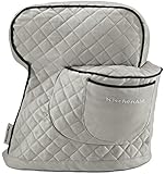 KitchenAid KSMCTISF Fitted Stand Mixer Cover, Silver Frost
