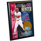 MLB Los Angeles Angels Torii Hunter Angels 4-by-6-Inch Dirt Plaque