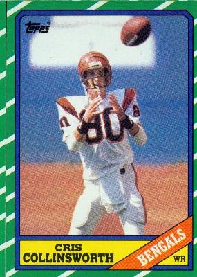 1986 Topps #258 Cris Collinsworth - Cincinnati Bengals (Football Cards)