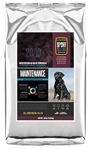SportDogFood Maintenance Dog Food, Whitefish Formula, 30-Pound