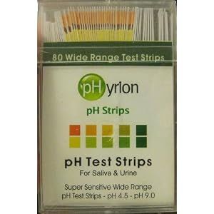 Phyrion Diagnostic Ph Test Strips, 80ct -2 pack (160 strips) Results in 15 Seconds Balance... by 