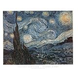 Starry Night, Art Poster by Vincent Van Gogh 28x22 Art Poster Print by Vincent van Gogh, 28x22 Art Poster Print by Vincent van Gogh, 28x22