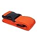 Nylon Luggage Strap Superior Strength Non-slip Travel Premium Designer Belt (Orange)