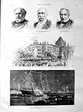 1887 Venice Ships Mongolia Lord Reay Bombay Kinnaird