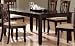 Dining Table with Extension Leaf Deep Cappuccino Finish