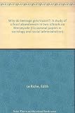Why do teenage girls truant? : a study of school absenteeism in two schools on Merseyside