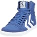 hummel SLIMMER STADIL HIGH CANVAS 63-111, Unisex - Erwachsene Sneaker, Blau (LIMOGES BLUE/WHITE 7717), EU 37