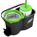 Gerd Haas Whizz Mop 2-in1 360� mit Eimer, Drehkorb und 2 Mopk�pfen