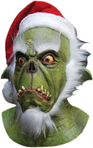 Green Santa Mask