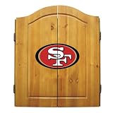 San Francisco 49ers NFL Dart Cabinet and Dartboard Set by Imperial International