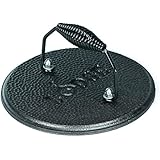 Lodge LGPR3 Pre-Seasoned Round Cast-Iron Grill Press