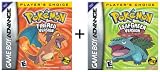 Video Games : GBA Pokemon Fire Red and GBA Pokemon Leaf Green