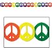 Rainbow Peace Sign Garland