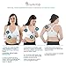 Racerback All-in-One Hands-Free Pumping and Nursing Bra - Off-Black, Medium