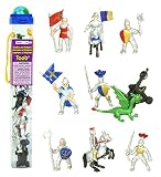 Safari Ltd 699904 Knights & Dragons Toob Hand Painted Toy Miniature Figurines (Set of 10)
