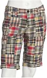 Vanilla Star Junior's Britany Patchwork Bermuda Short with Belt, Navy, 7