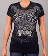 Silver Star Womens ANDERSON 'SPIDER' SILVA OFFICIAL PREMIUM FIGHT T-Shirt