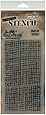 Stampers Anonymous Tim Holtz Layered Stencil, 4.125 by 8.5-Inch, Burlap