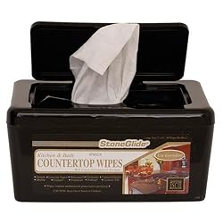 Stone Care International  Stone Glide Wipes , 8-Ounce Containers (Pack of 6)