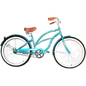 Airwalk 26-Inch Clipper Teal Cruiser Bicycle