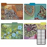 Karen Foster Design Decorative File Folders Mystique, 8 Folders