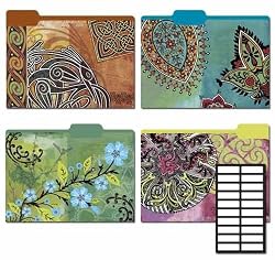 Karen Foster Design Decorative File Folders Mystique, 8 Folders