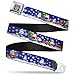 Buckle-Down Seatbelt Belt - Santa & Reindeers - 1.5