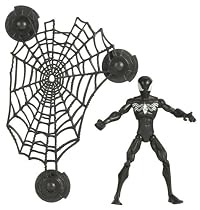 Spiderman Animated Action Figure Black-Suited Spiderman