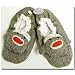 Sock Monkey Slippers Adult Size 9/10