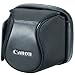 Canon PSC-4100 Deluxe Fitted Leather Case for the Powershot SX30 IS, SX20 IS SX10 IS SX1 IS Digital Cameras, Black