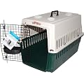 Drybed, Hundebox, Flugbox, Kennel, Katzenbox, K�fig, Zimmerkennel, 66cm beige/gr�n